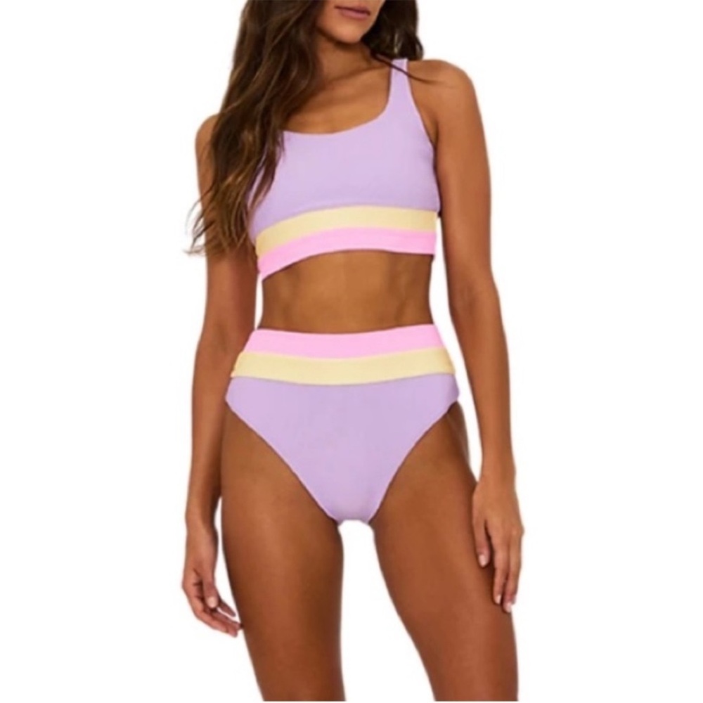 NWT BEACH RIOT Women's Beach Riot Mackenzie Swim Bikini Top - Picture 4 of 6